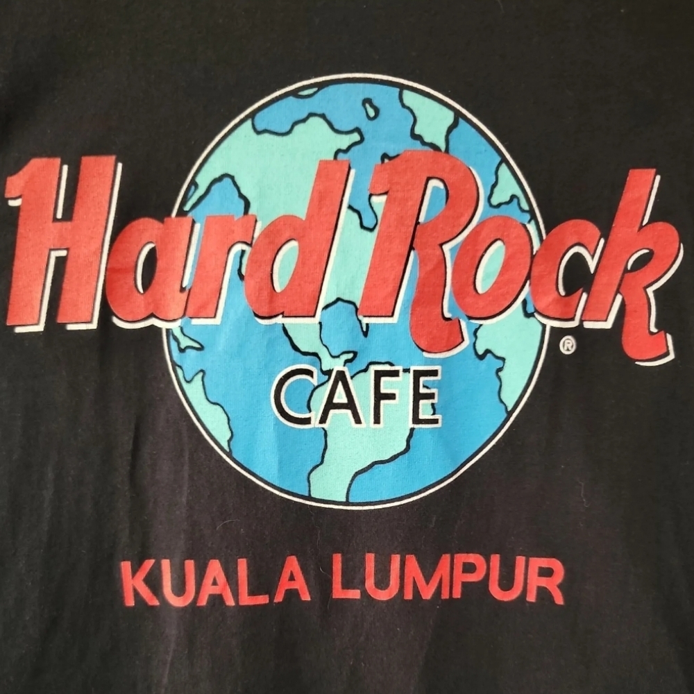 COPY - Vintage 90’s Hard Rock Cafe Men’s 2XL Kuala Lumpur T Shirt Black Red Let…